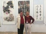 与原文联副主席、中国艺术档案学会会长胡珍先生在一起